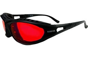UVTECH SLEEP-X1 filtre à lumière bleue et verte Lunettes pour PC Gaming Bluelight Filtre UV Anti-Rouge Femmes et Hommes, Taille unique