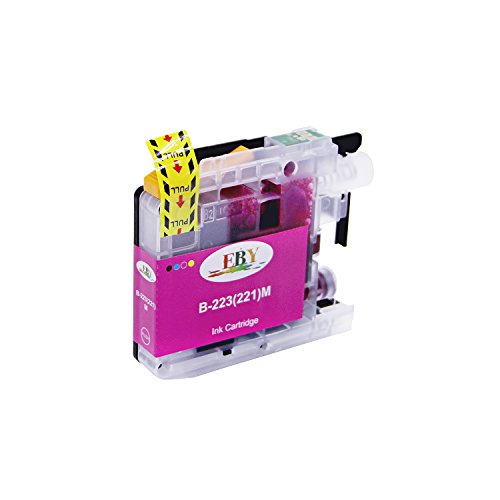 EBY Compatible Brother LC223 Cartuchos de Tinta Alta Capacidad Compatible para Brother DCP-J562DW DCP-J4120DW MFC-J480DW MFC-J4420DW MFC-J5320DW 2 Negro  1 Cyan  1 Magenta  1 Amarillo 
