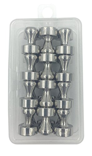 Juego de 24 imanes de neodimio para pizarras magneticas  blancas  mapas  NO apto para tablero de vidrio magn  tico   Chinchetas potentes con im  n en forma de cono    12 x 16mm per pizarra nevera magn  tica - intervisio