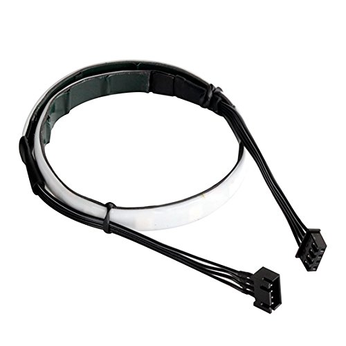 SilverStone SST-LSB01 – RGB LED Steuerbox mit 8 RGB-LED-Anschlüssen, inklusive 2x 5050 RGB LED Streifen 300mm - 8