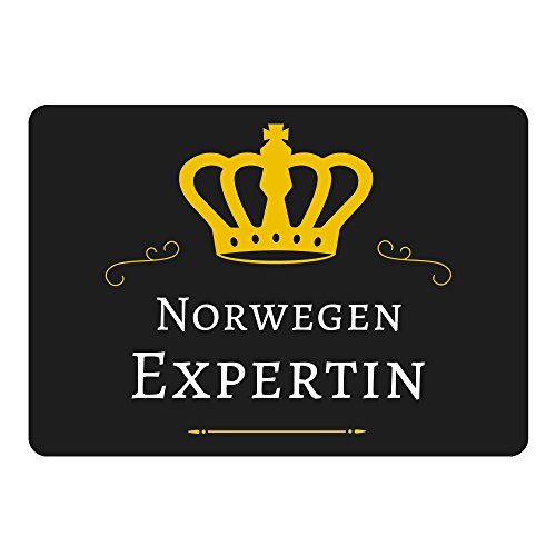 Preisvergleich Produktbild Mousepad Norwegen Expertin schwarz