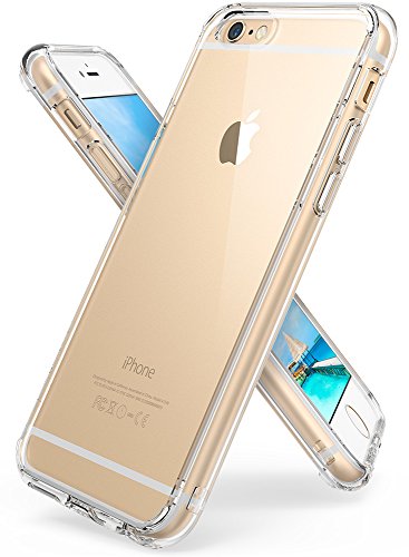 iPhone 6S Plus / 6 Plus Funda - Ringke FUSION *** Nueva Tecnologa de Absorcin de golpes. Cristal Claro Absorcin TPU Parachoques, proteccin gota prima. Parte Trasera Dura [Resistente a Araazos, con Tecnologa de activacin al toque