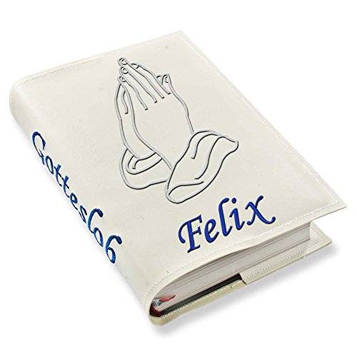 Preisvergleich Produktbild Gotteslob Gotteslobhülle betende Hände silber Kunstleder (weiß)