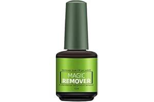 PINEESEATILE Magic Gel Remover Hold Omil Smogli Gel per unghie magico Gel 15ml Rimozione che rimozione liquido Toglile la finta colla per unghie per laccata per nail art