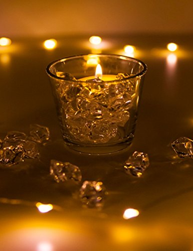 Teelichtgläser im 12er Set 7,5 x 5,5 x 7,5 cm. Ideal als Tischdeko, Windlicht oder Dessertglas - 3