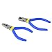 Produktbild Montstar 2 Stück Mini Zangen Set | Schmuckhersteller | Uhr Maker Plier 4.5 "(112 mm) - Mini Kombi Zange & Mini Top Cutter Zange mit zwei Farbe weichen Pvc gepolsterte Griffe