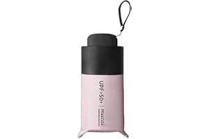 OAICIA Mini Portable Windproof Compact Umbrella with UV Protection, Lightweight, Sun Protect, Strong Sturdy Reinforced Frame for Men and Women