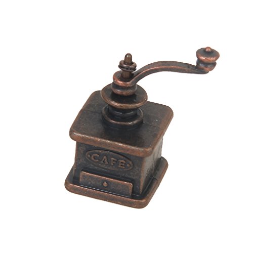 Preisvergleich Produktbild 1 / 12 Puppenhaus Miniatur Küchen Jahrgang Kaffeemühle