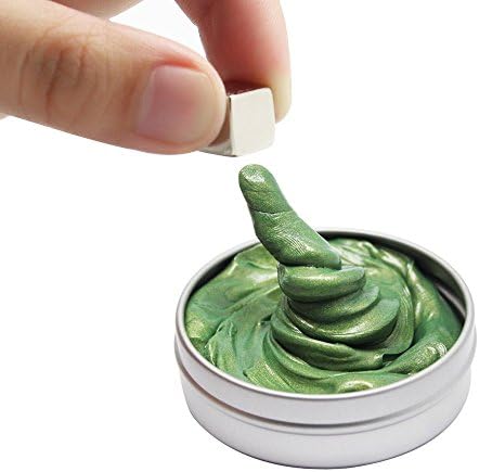 Gragas Creative Magnetic Playdough Magnet Creative Toy Gift（Green）
