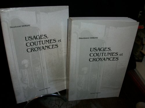 Usages, coutumes et croyances