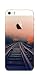 Produktbild MPPK-Hamburg ® Apple iPhone ® 5 / 5S / SE 4 Zoll Schutz Hülle - Case mit wunderschönem Motiv – Durchsichtig / transparent - Schienen