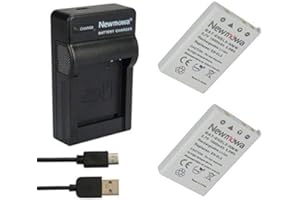 Newmowa EN-EL5 Batería (2-Pack) y Kit Cargador USB portátil para EN-EL5, Coolpix P530, P520, P510, P100, P500, P5100, P5000, P6000, P90, P80