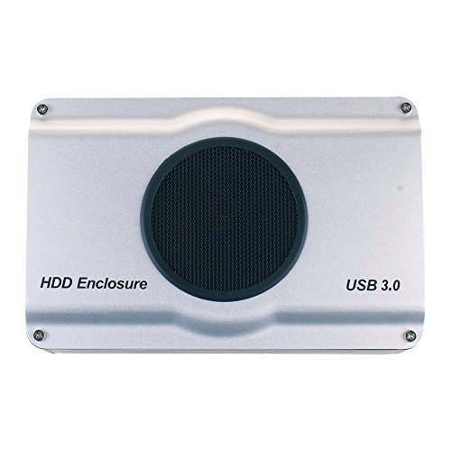 WANLONGXIN WLX-393U3 USB 3.0 zu 3.5 Zoll SATA I / II / III Aluminium Festplattengehäuse HDD Gehäuse mit Lüfter (Maximale Unterstützung 8TB) - 8