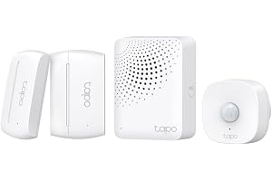 TP-Link Tapo T30 smart hemsensor startkit, smart hub, rörelsesensor, 2 dörrar/fönster kontaktsensorer