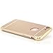 Produktbild zanasta Saxonia iPhone 8/7 Hülle Case Cover Ultra TPU Slim Backcover Schale + Rahmen mit Extra Kantenschutz Gold