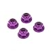 Produktbild Pack Von 4, Aluminium Nylonmutter M4 Blau 1.10 Upgrade Für RC HSP 122049 - Lila, L