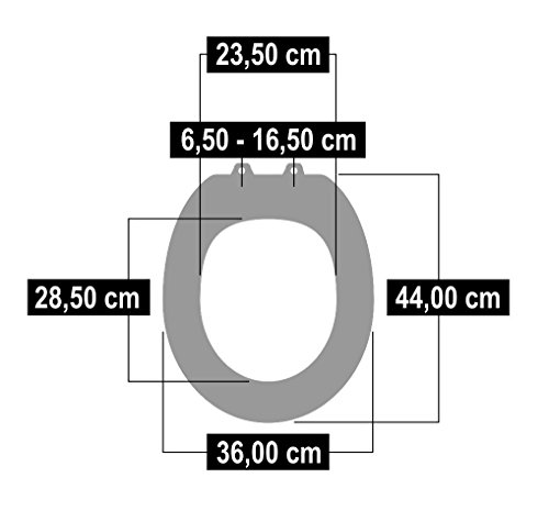 Cornat WC-Sitz QUICK UP AND CLEAN, weiß, Schnellverschluss quick up and clean - 2
