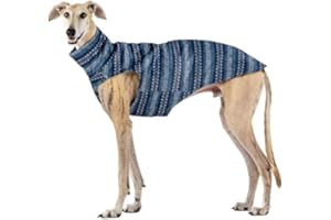 CANDYPET Pull en Laine Acrylique pour lévriers: Style, Chaleur et Confort - Design élégant et Coupe Protection Contre Le Froid - Idéal pour lévrier, Greyhound, Podencos et Levriers - Ethnic, L