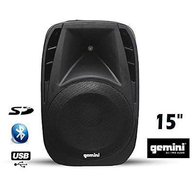 Gemini ES15BLU Enceinte active Noir