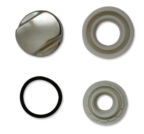 Verschraubung incl. Kappe für FRANKE Spülen nach Baujahr 1999 / Excenterkappe / Kappe für Excenter / Ersatzteil