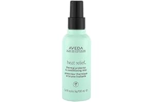 Aveda Heat Relief Protecteur thermique et brume traitante | Spray hydratant et nourrissant pour cheveux secs | 97% d’ingrédients d’origine naturelle | Arôme Shampure emblématique, 100 ml