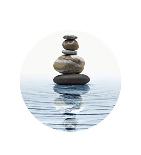 Wenko 21481500 Waschbeckenstöpsel Pluggy XL Meditation Abfluss-Stopfen, für alle handelsüblichen Abflüsse, Kunststoff, Mehrfarbig, 6,2 x 6,2 x 6,6 cm - 3