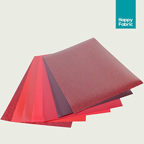 Red Dream Folienset Flexfolie Flockfolie Glitzerfolie Fashionfolie