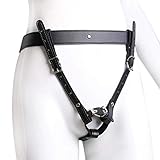 Leather Forced O-rgaBelt Female Chástí-ty Belt Magic Wand Holder Bondage Harness Strápǒn Sexn Toys for Woman Beautiful Woman