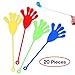 Produktbild isimsus Kinder Klatschhand Glibberhand Stretchy Mitgebsel Mitbringsel Giveaways Kinder Geburtstag Geschenk Spielzeug - 20 PCS