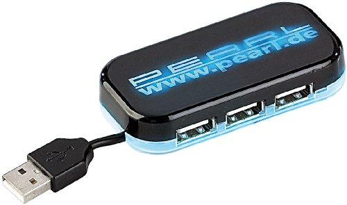 PEARL High-Speed USB-2.0-Hub mit 4 Ports