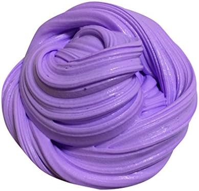 LuckyBB Fluffy Floam Slime Scented Stress Relief No Borax Kids Toy Sludge Toy (Purple)