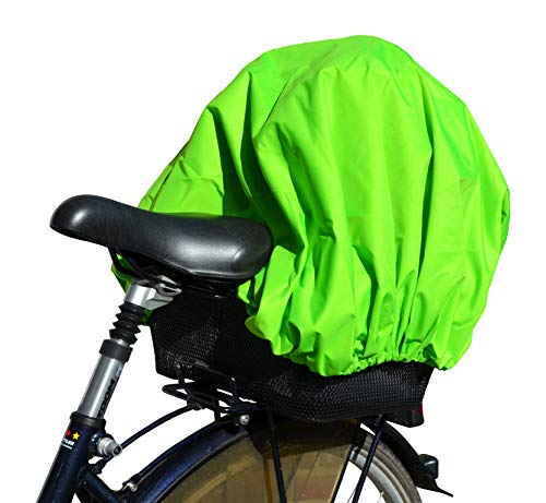 NICE 'n' DRY Housse de Protection Anti-Pluie pour Panier à vélo XXL, Citron Vert