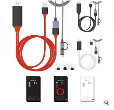 Cavo di HDMI MHL per Samsung Galaxy  iPhone 6 Nota 5/4/3 S5 Huawei P9 Micro USB MHL a HDMI cavo adattatore HDTV TV connettore