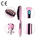 hair straightening brush ,Besmall Instant Magic Silky Straight Hair Styling, Anion Hair Care, Anti Scald, Zero Damage UK Plug (Pink)
