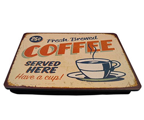 Knietablett "COFFEE" mit Kissen P-909
