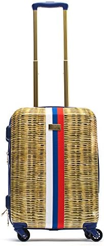Concept One Luggage Women's Macbeth Nauti Provence 21in Rolling Luggage Suitcase, Tan