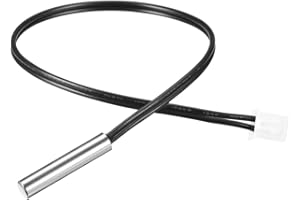 sourcing map 50K NTC sonda termostatyczna, 11,8 cala, stal nierdzewna, czuły czujnik temperatury