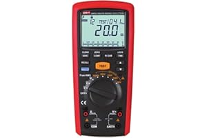 UNI-T Uni-trend Ground resistance meter UT505A 505B 1000V Digital Handheld True RMS Megger Insulation Resistance Meter Tester Multimeter Ohm Voltmeter Megohmmeter(UT505A)