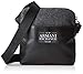 Produktbild Armani Exchange Herren Small Crossbody Bag Business Tasche, Schwarz (Dark Grey/Black) 29x12x43 cm