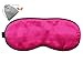 MSSilk Breathable Pure Silk Sleep Eye Mask with Brocade Pouch Gift (Peach Pink) RS.2044.00