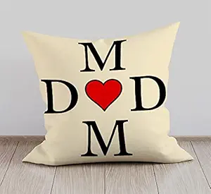DreamVio Soft Fabric Cushion, Pillow for World's Best Mom,Pyari Mumma,Mummy,Gifts for Mom,Grandma on Birthday's & Mother's Day Color : Cream Size : 12 x 12 Inch Design 4