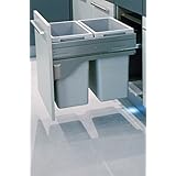 Hailo cubo de basura Euro Cargo CE 550 mm de ancho con frontal cajón Slide 55.2/70 para Cofres