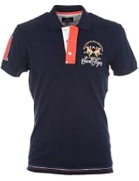 La Martina Hombre JMP321PK00107017 Azul Algodon Polo