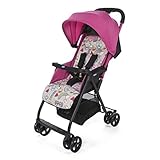 sillas de paseo rosa baratas Ultracompacta plegado libro Chicco Ohlala2 Silla de paseo ultraligera y compacta, solo 3,8 kg, color rosa estampado