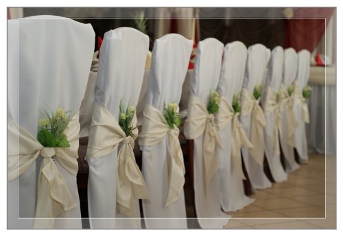 Stuhlhusse Husse mit Kellerfalte in ecru /zart-creme von Esprito - 6