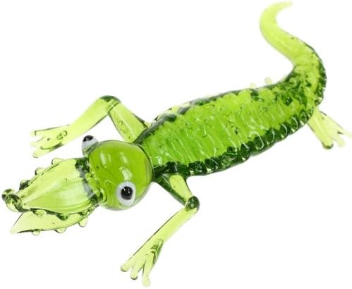 Crocodile Alligator Reptile Animal Glass Ornament Gift Curio Christmas Present Holiday Orlando Florida Zoo
