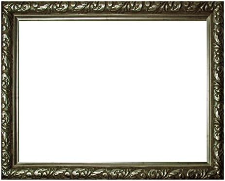 Baroque frame silver fine decorated, 337 ARG, Empty frame 24x30 cm