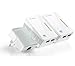 Produktbild Powerline WiFi - TPLINK TL-WPA4220T KIT - Puente - HomePlug AV (HPAV) - 802.11b/g/n - conectable en la pared - Incluye 2 x TL-WPA4220 + 1 x TL-PA4010