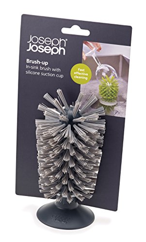 Joseph Joseph 85104 Brush-Up – Glasspülbürste, Kunststoff, grau, 8 x 8 x 14.2 cm - 2