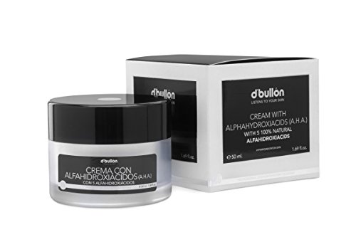Bullón Crema con Alfahidroxiácidos (A.H.A) origen 100% natural. Acción exfoliante - 50 ML